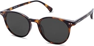 SOJOSSmall Round Classic Polarized Sunglasses for Women Men Vintage Style UV400 Lens MAY SJ2113