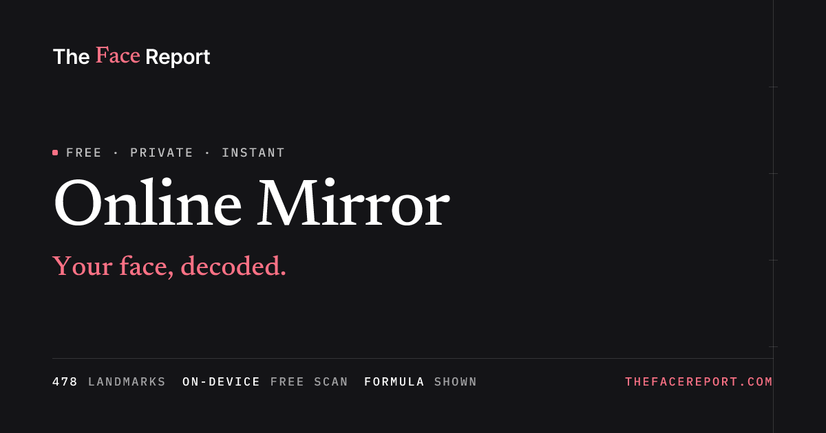 Online Mirror: Free Webcam Mirror in Your Browser | The Face Report
